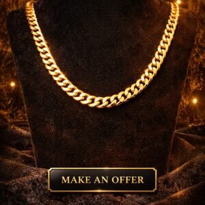 Men's Jewels By Park Lane Mark Anthony 20" Gold Tone Curb Link Chain NEW